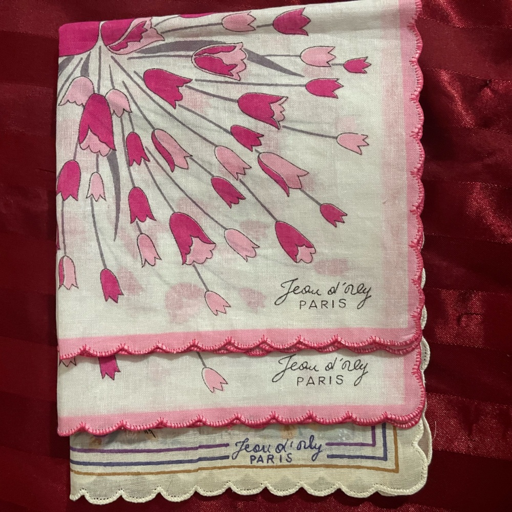 Jeou D’ Orly Paris, Handkerchiefs